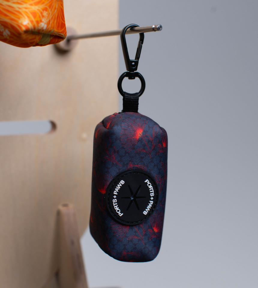 POOP BAG HOLDER - HAWAIʻI ISLAND ʻŌHIʻA LEHUA