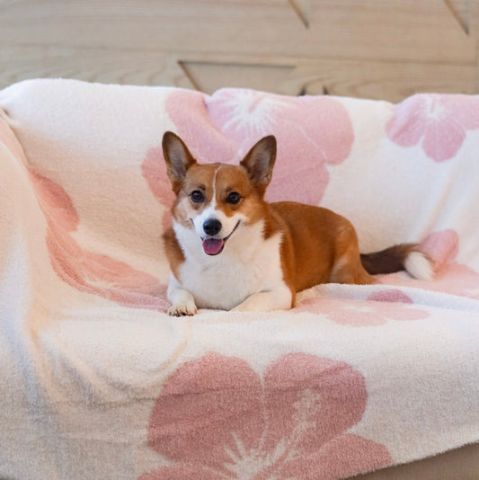 COZY BLANKET - HIBISCUS