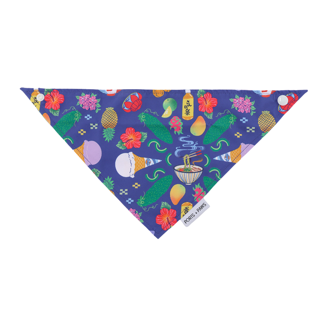 QUICK DRY BANDANA - OKINAWAN FESTIVAL NAVY