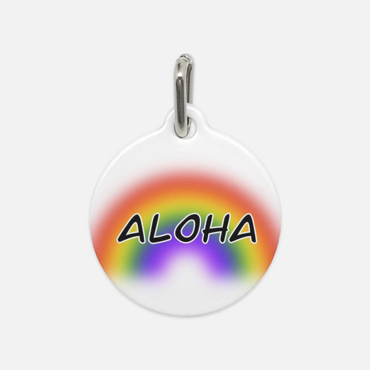 ALOHA RAINBOW Pet Tag